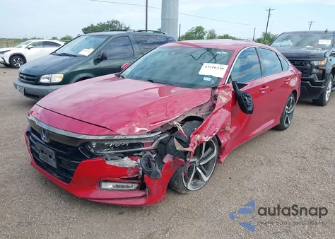 2020 Honda Accord Sport из США, поврежденный, VIN 1HGCV1F37LA027220